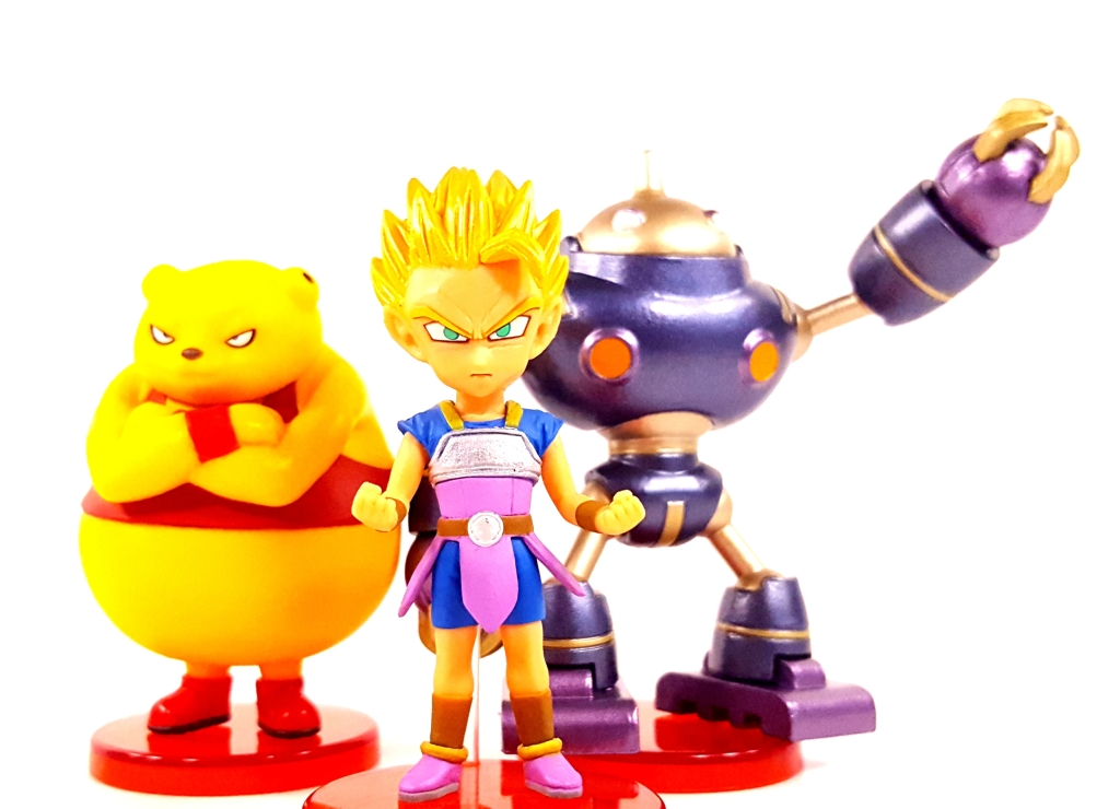 DRAGONBALL SUPER WORLD COLLECTABLE FIGURES CABBE, BOTAMO, AUTA MAGETTA TOY REVIEW